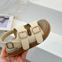 Zapatillas Informales para Niños con Cordón Zapatos de Playa de Cuero con Punta Abierta - details 17