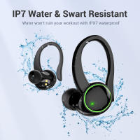 Auriculares inalámbricos IPX7 con Bluetooth, cascos de alta gama con 8H de tiempo de reproducción, sonido estéreo Hi-Fi, pantalla de alimentación - details 7