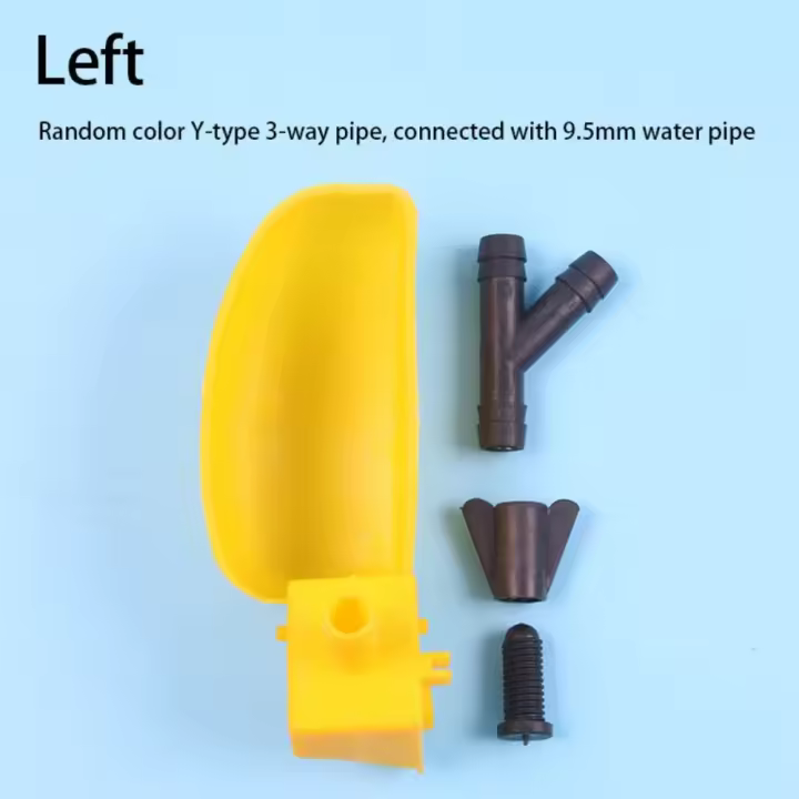 Bebedero automático de codorniz, bebedero de plástico práctico para pájaros, alimentador de suspensión, práctico tazón para beber, palomas, 12 Uds. - 1