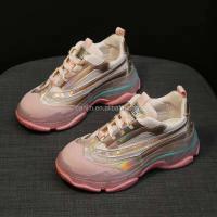Nueva plataforma de cristal rosa curativo diseñador de moda para mujer zapatos deportivos de alta calidad a bajo precio - details 2