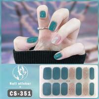 Pegatinas de Uñas de Gel de Plata Brillo Completo Adhesivo Fácil Manicura Francesa Sencilla Belleza - details 3