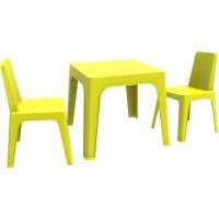 resol Julieta Conjunto Infantil de 2 sillas y 1 Mesa para Interior, Exterior, jardín - Color Azul Cielo - details 12