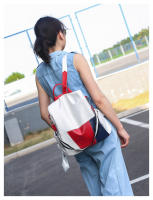 Mochila de cuero suave para mujer, ideal para viajes al aire libre, estilo de doble hombro - details 1