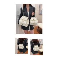 Nuevo Bolso De Estudiante Elegante Y Sencillo, Bandolera Multifunción De Alta Gama, Mochilas De Mujer Con Cadena De Diamantes - details 18