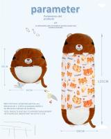 Saco de Dormir Infantil antipatas de Dibujos Animados, Almohada de Animal, Saco Plegable y Multifuncional para Niños - details 1