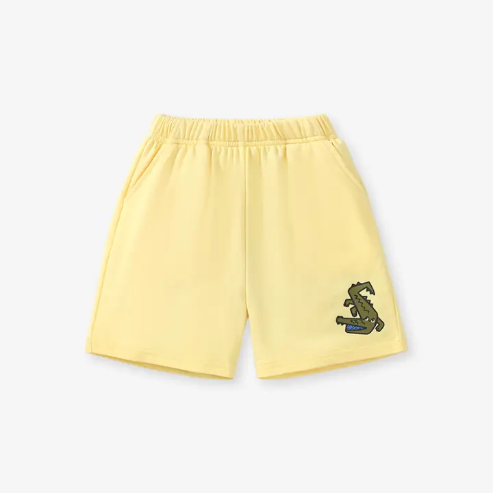 Pantalones cortos de los niños de dibujos animados pantalones cortos de los niños de algodón puro de verano pantalones de los niños de color sólido - 1