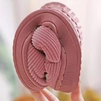 Zapatillas de casa de piel para hombre y mujer, zapatos de algodón, toboganes mullidos, pantuflas de felpa cálidas para parejas - details 8
