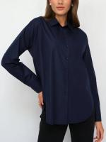 Camisa Para Mujer De Algodón Oversize En Colores Caramelo Con Mangas Largas Estilo Casual Verde Sólido Blusa De Moda 2024 - details 13