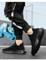 Zapatos informales coreanos versátiles para deportes nuevos para hombre y mujer, tejido volador para correr, talla grande, modernos y a la moda - details 25