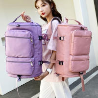 Mochila de viaje grande para mujer, bolso de día informal con estilo, resistente al agua, con correa de equipo, para deportes, Yoga - details 8