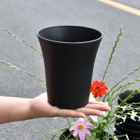Maceta redonda negra para cultivo de plantas verdes profundas y gruesas, maceta para vivero de flores suculentas, decoración del hogar y jardín, 2/5/10 Uds. - details 11