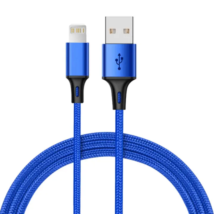 Cable USB de carga rápida para móvil, Cable de sincronización de datos USB, cargador de teléfono, para iPhone 13, 14, 12, 11 Pro Max, 8, X, XR - 1