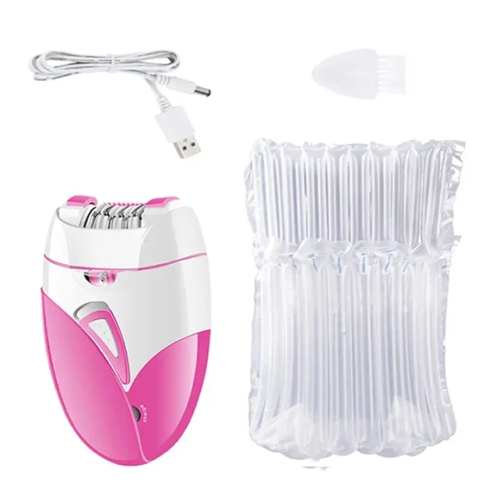 Rechargeable women epilator electric facial body hair remover bikini trimmer rotary female epilator for face leg with llight - 1