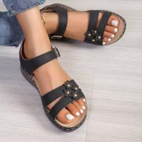 Zapatos planos a la moda para mujer, sandalias informales de verano para mujer - details 5