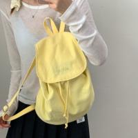 Mochilas coreanas simples de nailon, bolsos de hombro de nailon de gran capacidad de Color sólido, mochila escolar ligera para estudiantes, hombres y mujeres - details 8