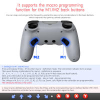 Mando inalámbrico Bluetooth-Compatible Para PS5 Mando Joystick con Vibración, Conector de Auriculares y Programable - details 4