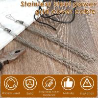 Empuñadura de alambre extractor, herramientas de electricista, red de Cable de acero inoxidable, empuñaduras eléctricas antideslizantes, 2 uds. - details 1