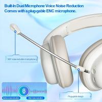 Auriculares inalámbricos con Bluetooth,Micrófono Desmontable Plegable,Sonido envolvente, Cancelación De Ruido, HiFi - details 3