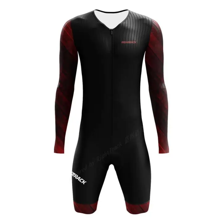 Rightrack Maillot Ciclismo Hombre, TRE con Protección UV, Camiseta Manga Larga, Shorts, Mono, Bicicleta de Montaña y Carretera - 1