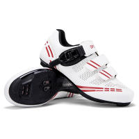 Zapatillas de ciclismo para hombre y mujer, zapatos de bicicleta compatibles con Peloton, Delta, Clip de tacos para ciclismo de carretera, interior y exterior, Pedal de gran tamaño - details 4