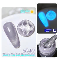 Parkson-esmalte de uñas en Gel para ojos de gato, laca de Gel UV semipermanente con brillo nocturno, 10ml - details 2