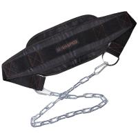 Cinturón de levantamiento de pesas grueso con cadena, cinturón de inmersión para tirar hacia arriba, barra Kettlebell, Fitness, culturismo, cinturón de gimnasio - details 3