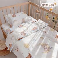 Juego de 3 uds de juegos de cama para bebé recién nacido, funda de almohada con estampado de dibujos animados de algodón para niños pequeños, funda nórdica, funda de manta para niños - details 9