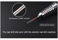 KADS-broca de carburo de tungsteno para uñas, cabezal de pulido de alta calidad, adecuado para salones de bricolaje en casa - details 3