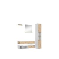 Armario con Espejo para baño Sola, Blanco, 100 x 79,8 cm con 3 Puertas - details 12