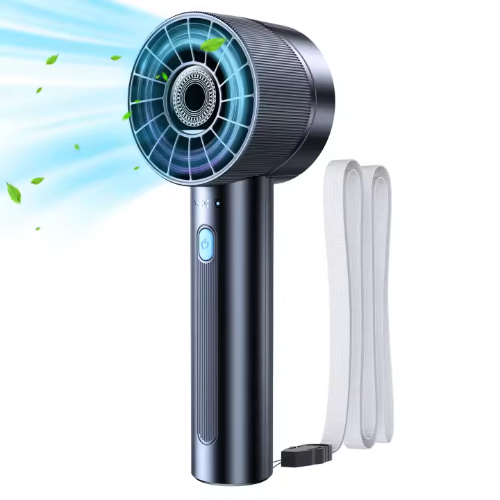 Ventilador eléctrico multifuncional de mano, ventilador silencioso portátil inalámbrico para el hogar, ventilador de techo y pared de escritorio, Enfriador de aire - 1