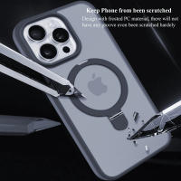 Funda de Teléfono Móvil Magnética con Soporte de Anillo Transparente, Protector Incluido, Para Modelos de iPhone Accesorios de Electrónica - details 3
