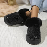Botines de mujer de felpa cortos de moda con punta redonda Gran venta 2024 - details 10