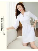 Uniforme de Verano de Manga Corta Traje de Belleza de Salón de Belleza para Mujeres - details 7