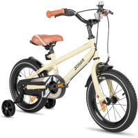 Bicicleta Infantil 14/16/18/20 Pulgadas para niñas y niños de 3-13 años, 14/16/18/20 Pulgadas Bicicleta para niños con estabilizadores (Rosa, Beige, Azul, Plata, Verde) - details 9