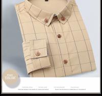 Nueva marca de moda Camisa de cuadros de algodón Camiseta slim fit para hombre camisa social para hombres de manga larga negocios camisas hombre m-5xl - details 11