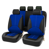 Funda Universal de cuero PU para vehículo, cojín Protector de asiento de 5 plazas para la mayoría de coches, camiones, SUV, cuatro estaciones - details 16