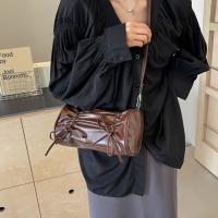 Bolso de mano con lazo plisado para niña, bolso de hombro con pajarita de Balletcore de estilo coreano, bolso de compras Y2K de cuero PU - details 19