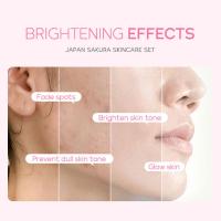 3 unids/set Japón Sakura cuidado de la piel conjunto coreano cara suero crema de esencia hidratante reparación crema de ojos cosméticos cuidado de la piel conjunto - details 10