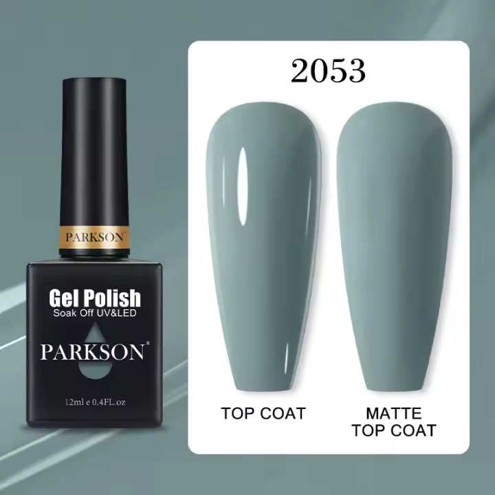 Parkson-esmalte de uñas en Gel, barniz híbrido semipermanente, Serie de brillo, cobertura completa, pegamento colorido, 12ML - 1
