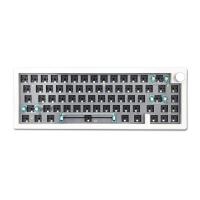 Kit de teclado mecánico GMK67, intercambiable en caliente, 3 modos, Bluetooth, 2,4G, inalámbrico, RGB, estructura de junta retroiluminada, teclado blanco - details 0