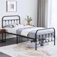 Cama Doble con Estructura Metálica Negra, Estructura Simple de Hierro para Colchón 140X200cm - details 27