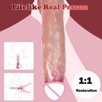 Empaque privado SEX Dildo realista grande Plug anal Estimulador de placer Masturbador vaginal para mujeres - details 2