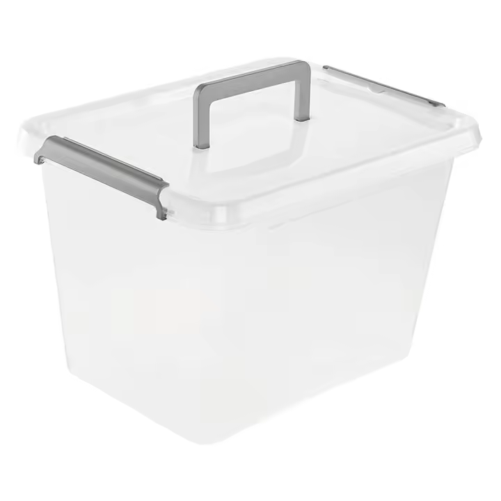Keeeper Caja de Almacenamiento Larissa 8.5 L con Asa y Cierre de Clip - 1