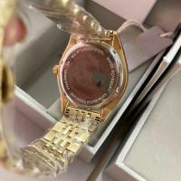 Empress West New Rose Red Crushed Ice Blue Esfera pequeña Banda de acero de cuarzo Reloj de mujer Color de fruta del dragón - details 5