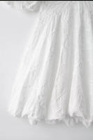 Vestidos Elegantes de Verano Cortos Bordados Mini Vestido Blanco Informal para Mujer - details 10