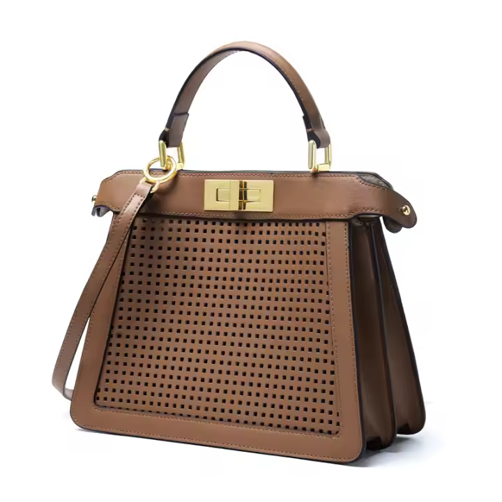 Bolso De Piel Auténtica Para Mujer, Hecho A Mano Por amantes Artesanos, Bolso Cruzado De Lujo - 1
