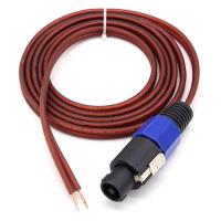 Cable de altavoz Speakon de 2 uds, Cable de extremo abierto, Cable de altavoz Speakon a altavoz, Cable de conexión de amplificador de Audio - details 2