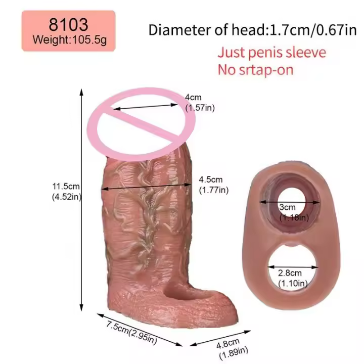 Leten SXXY Silicona Tanga con Cuerda Realista Sensación de Piel, Cuerda Hueca, Mejora de Tamaño para Hombres - 1