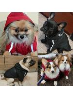 Abrigo impermeable para perros y gatos, Chaqueta de algodón cálida para cachorros, Sudadera con capucha reflectante, ropa de otoño e invierno - details 7