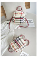 Mochila a cuadros para niñas, nueva versión coreana, Bolso pequeño cruzado a la moda, 2024 - details 13